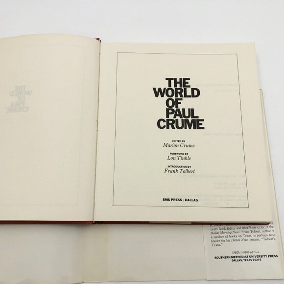 The World Of Paul Crume SMU Press Marion Crume HBDC 3rd Print 1981 - Picture 6 of 10